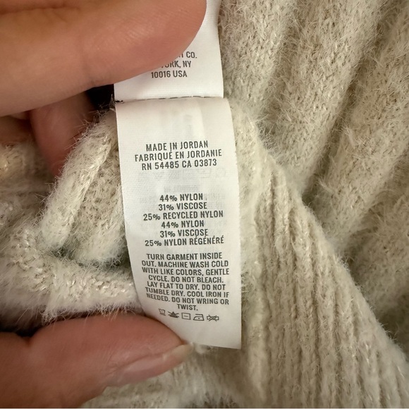 Aerie Buttercream Oversized Ribbed Sweater - Picture 7 of 7